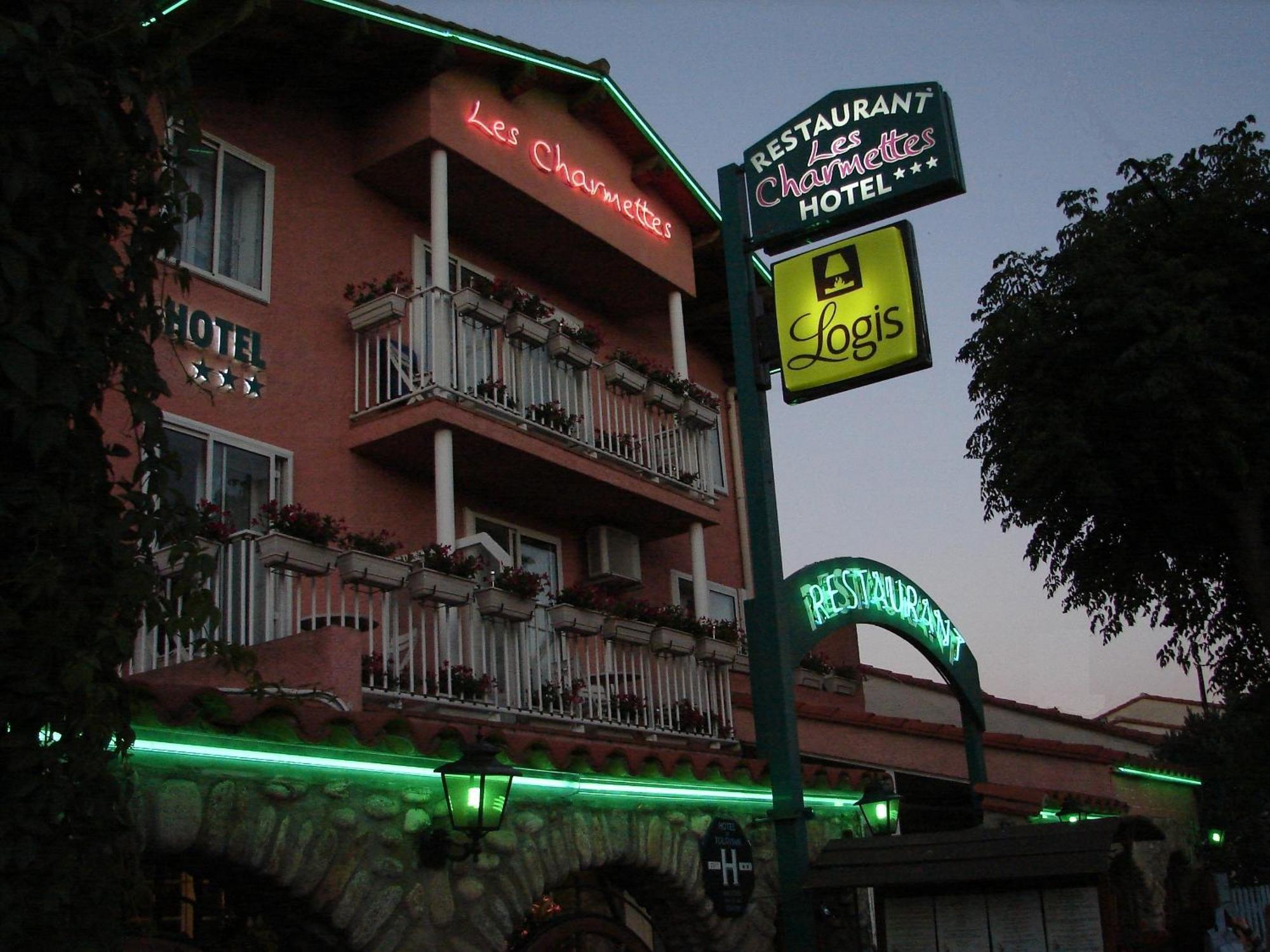 Logis Hotel Restaurant Les Charmettes 아르젤레쉬르메르 외부 사진